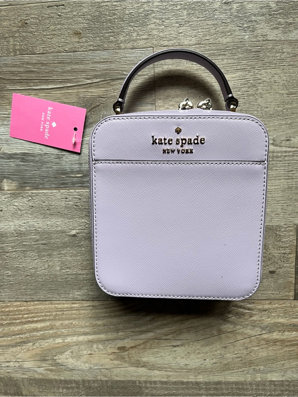 NWT Kate Spade New York Daisy Vanity Crossbody Handbag Purse Lilac Frost